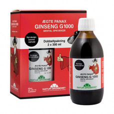 NATUR DROGERIET - Ginseng G1000 eliksir Panax 2x300 ml.